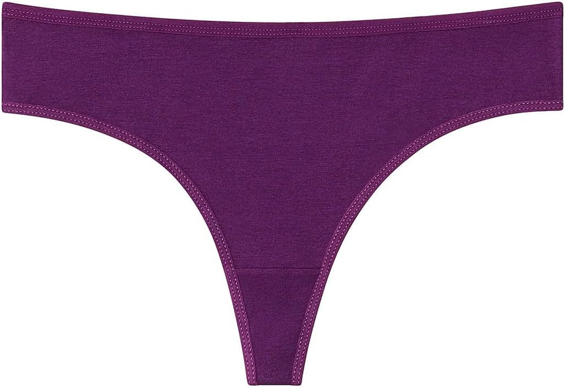 Cotton Thongs Women'S G String Panties Sexy Intimate Lingerie Underwear Pack 6 or 12
